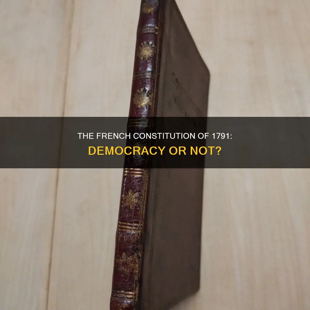 did the constitution of 1791 make france a democracy