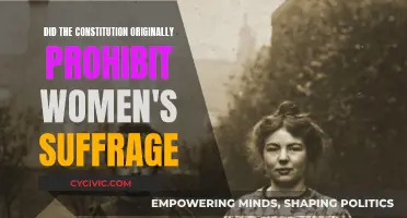 Women's Suffrage: A Constitutional Conundrum?