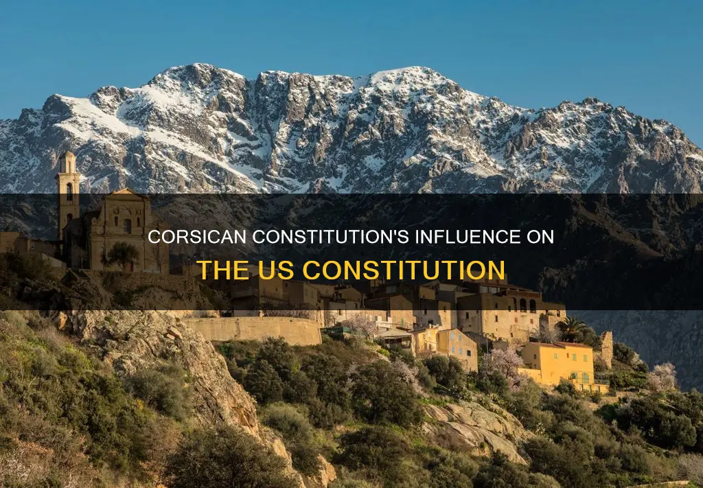 did the corsican constitution inspiree the us constitution