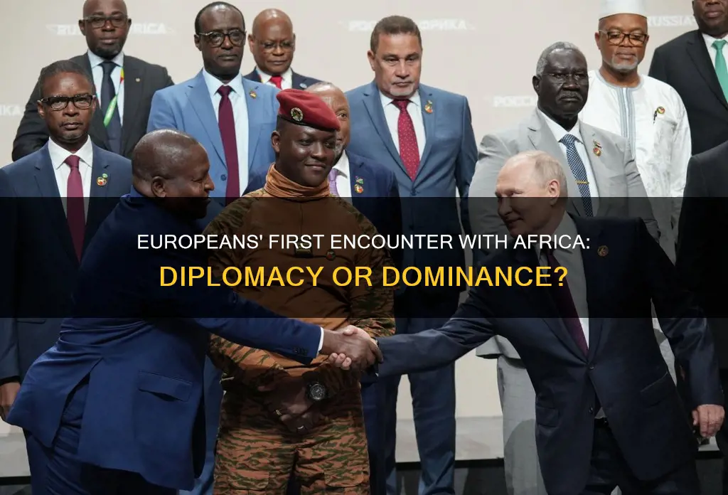 did the europeans try diplomacy when they arrived in africa