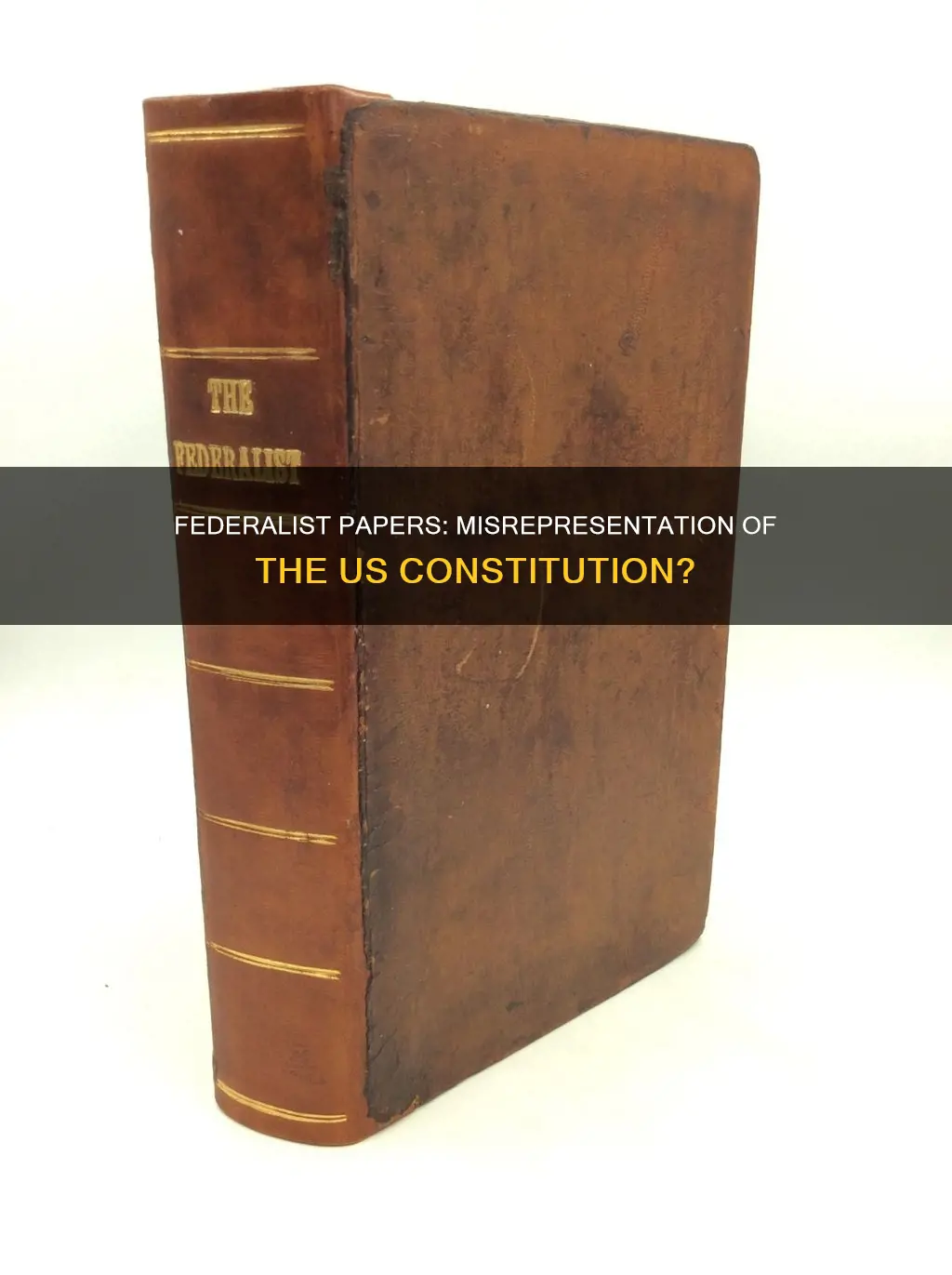 did the federalist have a low representation of the constitution