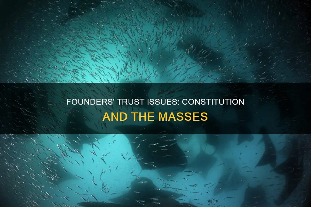 did the founders of the constitution trust the masses