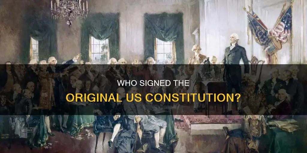 did the founders sign the original constitution documents