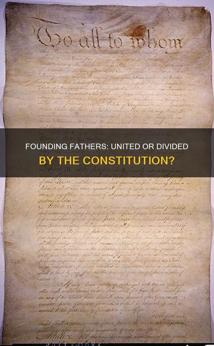 did the founding fathers agree with the constitution
