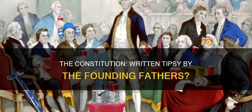did the founding fathers write the constitution drunk