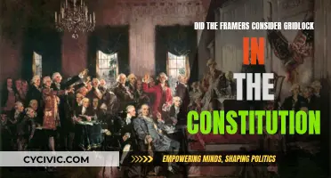 Framers' Constitution: Gridlock Considered?
