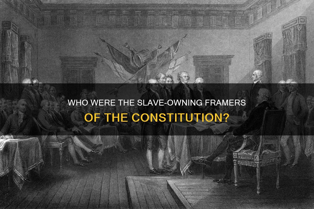 did the framers of the constitution owned slaves