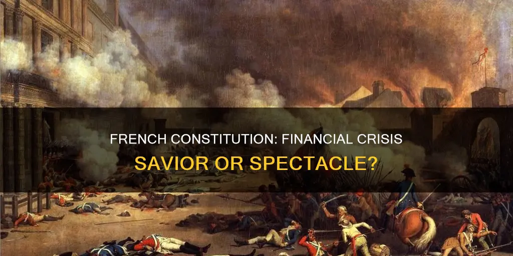did the french constitution fix the financial crisis