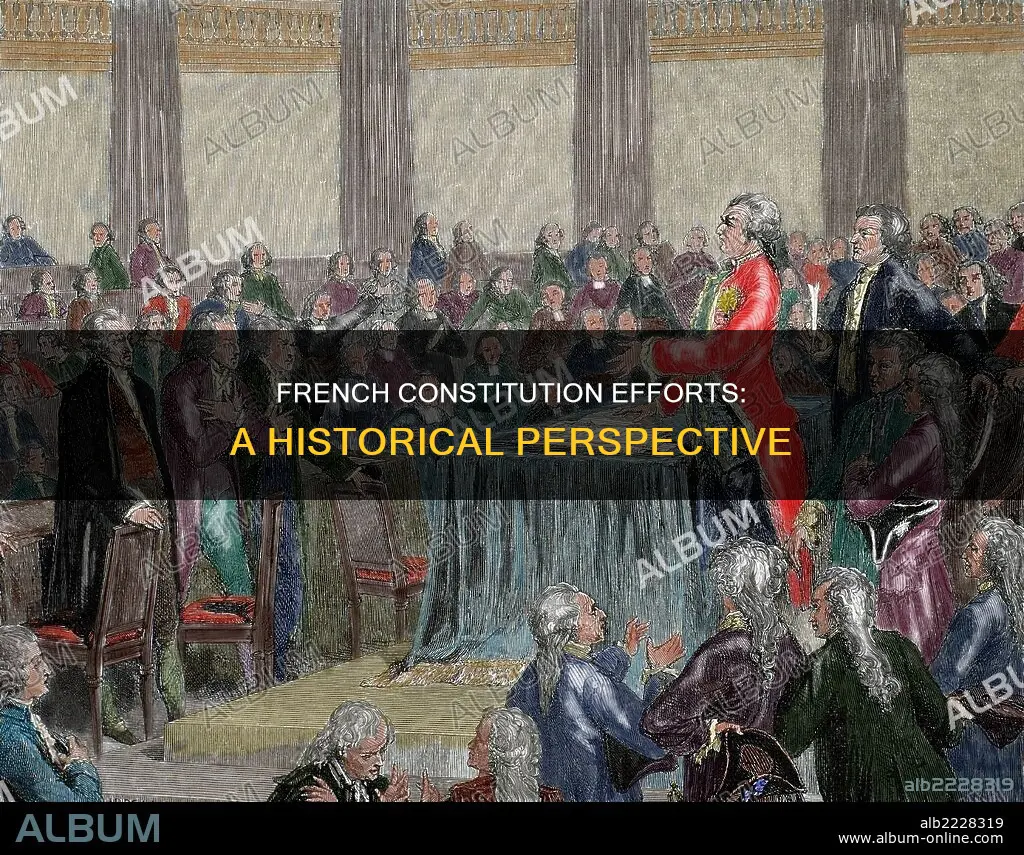 did the french try to write a constitution