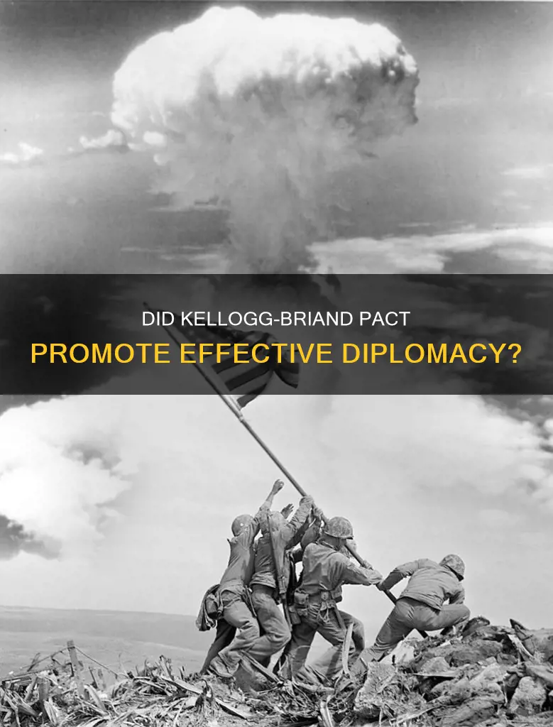 did the kellogg briand pact promote diplomacy effective