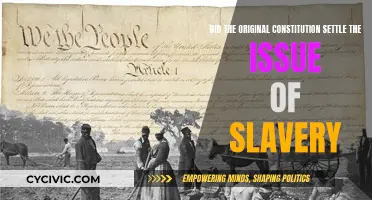 The Constitution's Impact on Slavery: Settled or Unsettled?