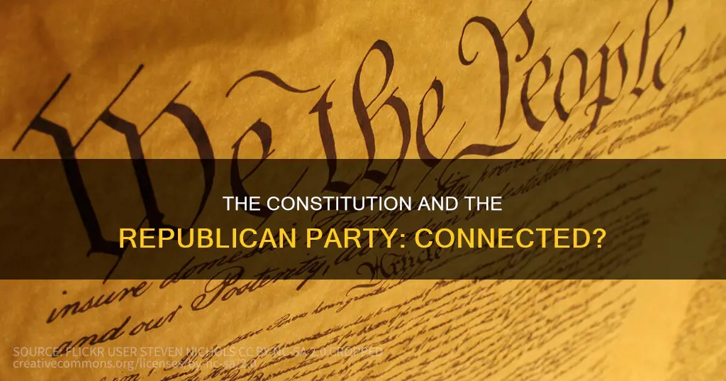 did the republican party exist when the constitution was drafted