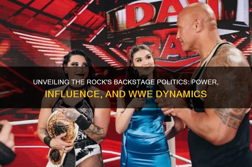 did the rock backstage politics