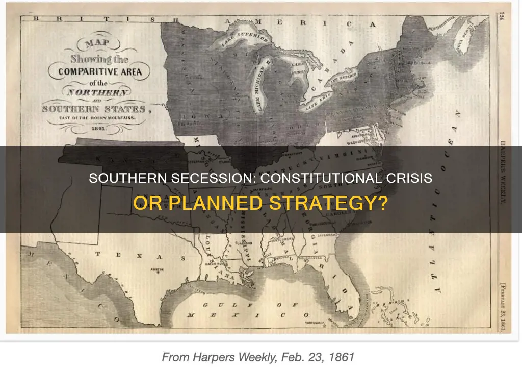 did the south plan to secede over the constitution