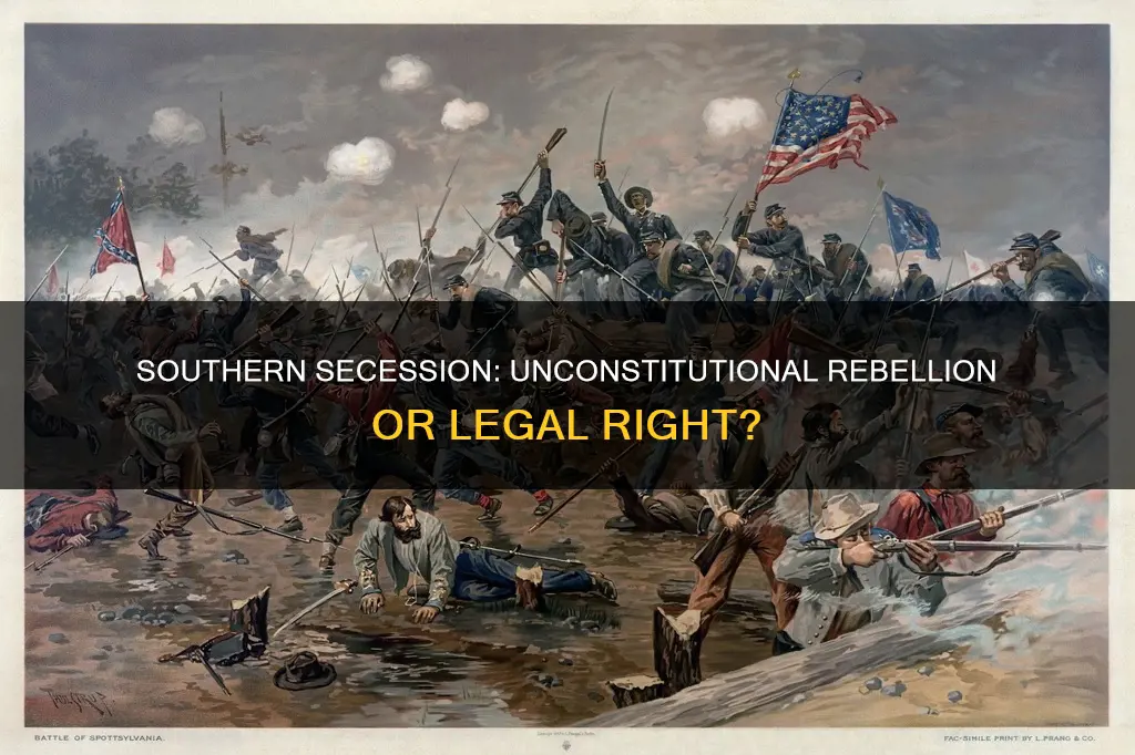 did the south violate the constitution when it seceded