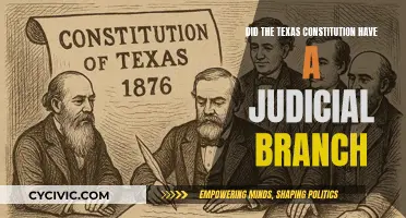 Texas Constitution: Did It Include a Judicial Branch?