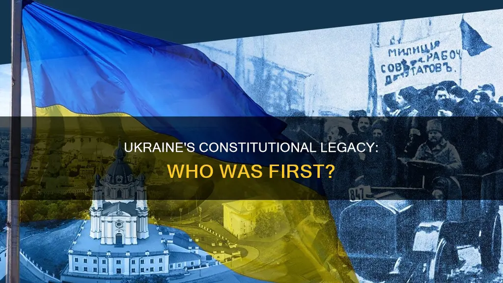 did the ukraine have the first constitution