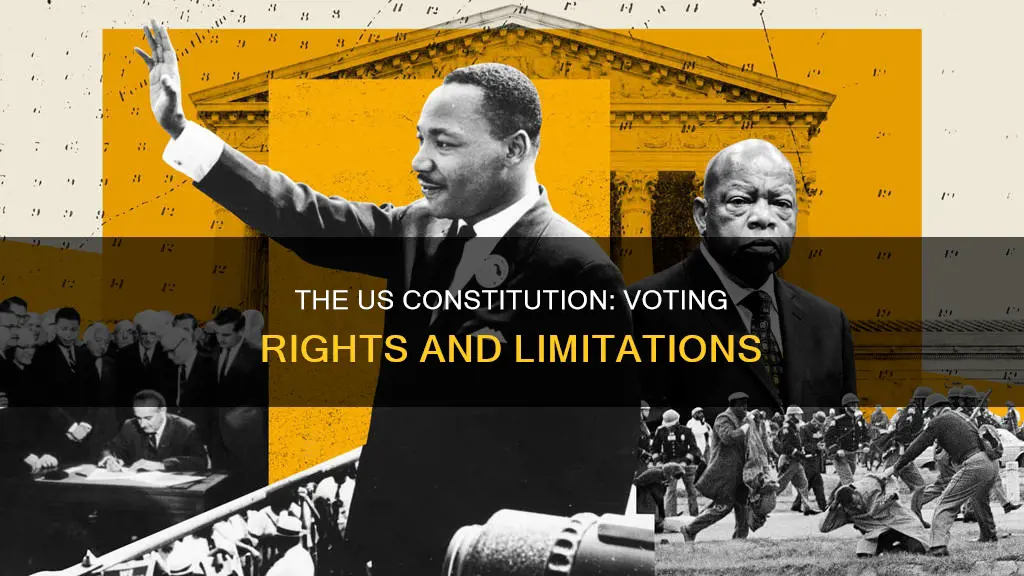 did the us constitution limit who could vote