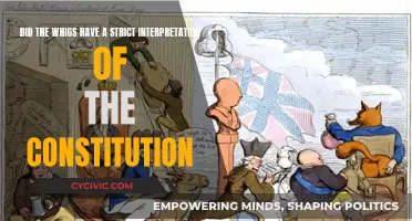 Whig Party's Strict Interpretation of the US Constitution?