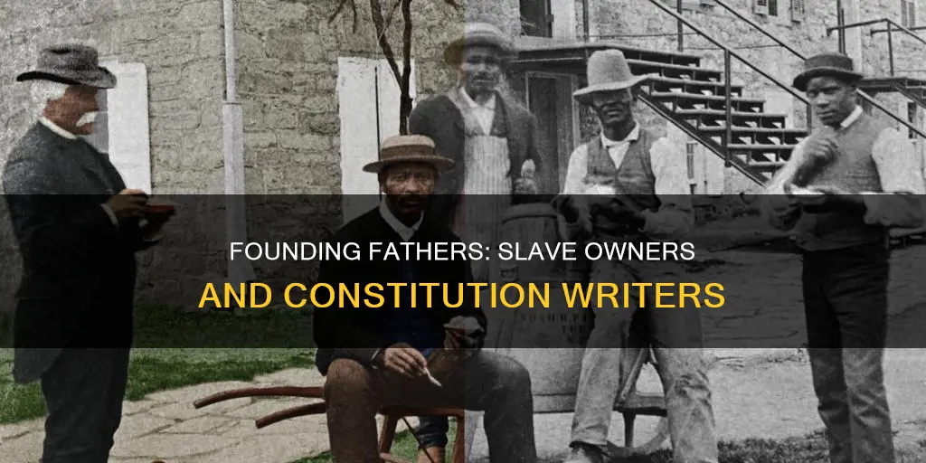 did the writers of the constitution own slaves