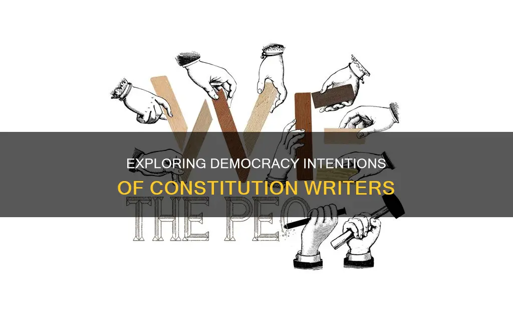 did the writers of the constitution want a pure democracy