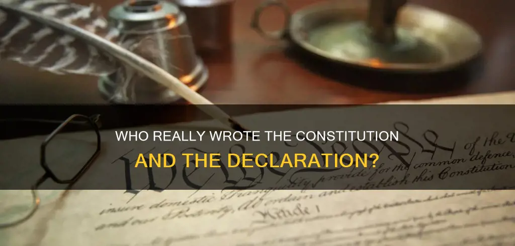 did the writers of the constitution write the declaration