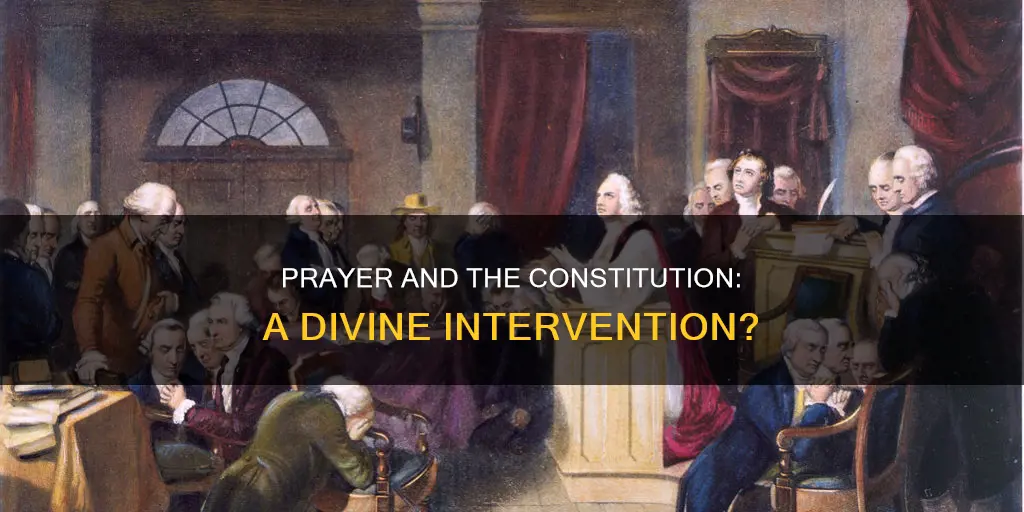 did they pray for 8 hours before writing the constitution