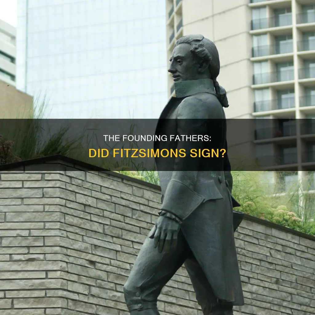 did thomas fitzsimons sign the constitution