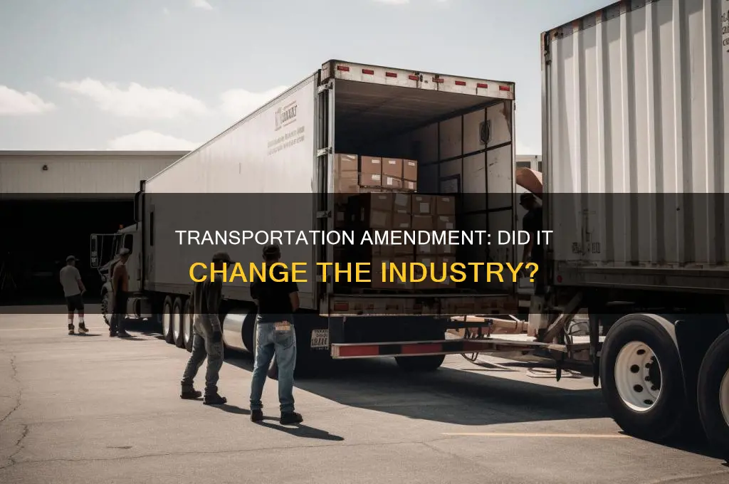 did transportation constitutional amendment