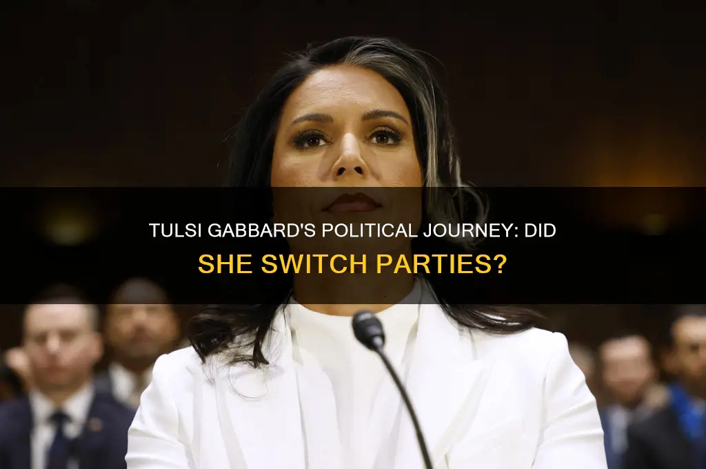 did tulsi gabbard change political parties