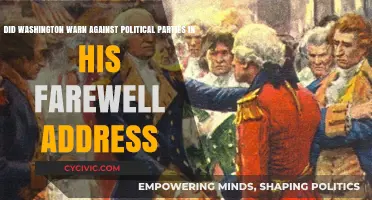 Washington's Farewell Address: A Warning Against Political Parties?