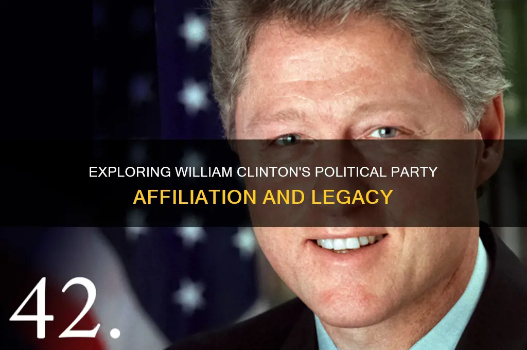did william clinton political party