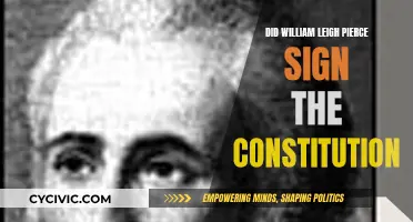 Did William Leigh Pierce Sign the US Constitution?