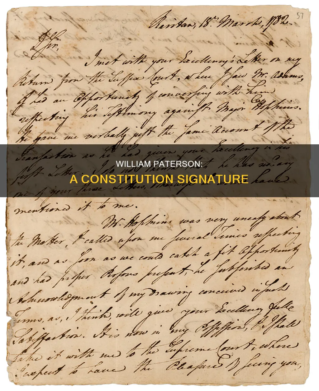 did william paterson sign the constitution