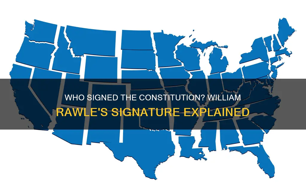did william rawle sign the constitution