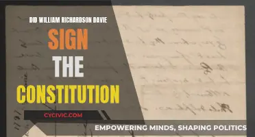 Did Davie Sign the Constitution?