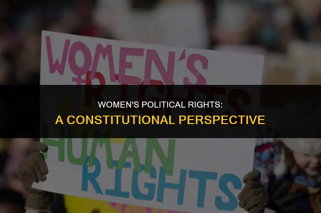 did women have political rights in the constitution