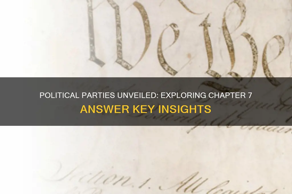 did you think that answer key chapter 7 political parties
