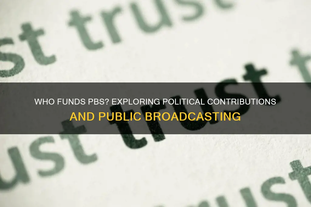 do any politicians or political parties fund pbs