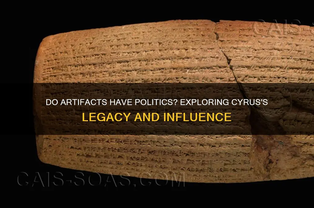 do artifacts have politics cyrus