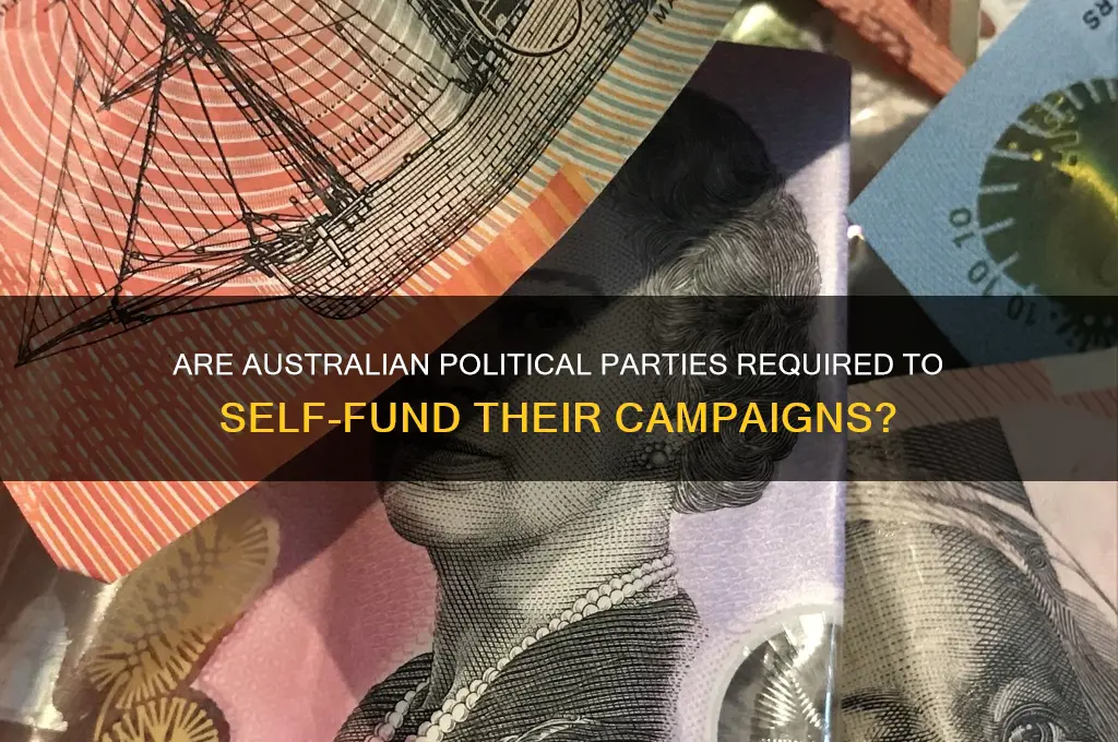 do australian political parties have to be self fund3d