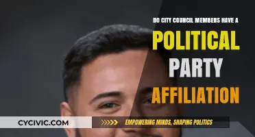 Do City Council Members Have Political Party Affiliations?