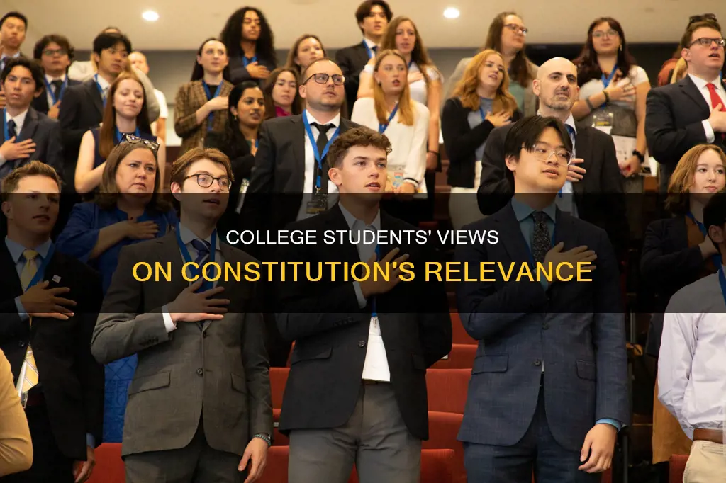 do college students think the constitution is relevant