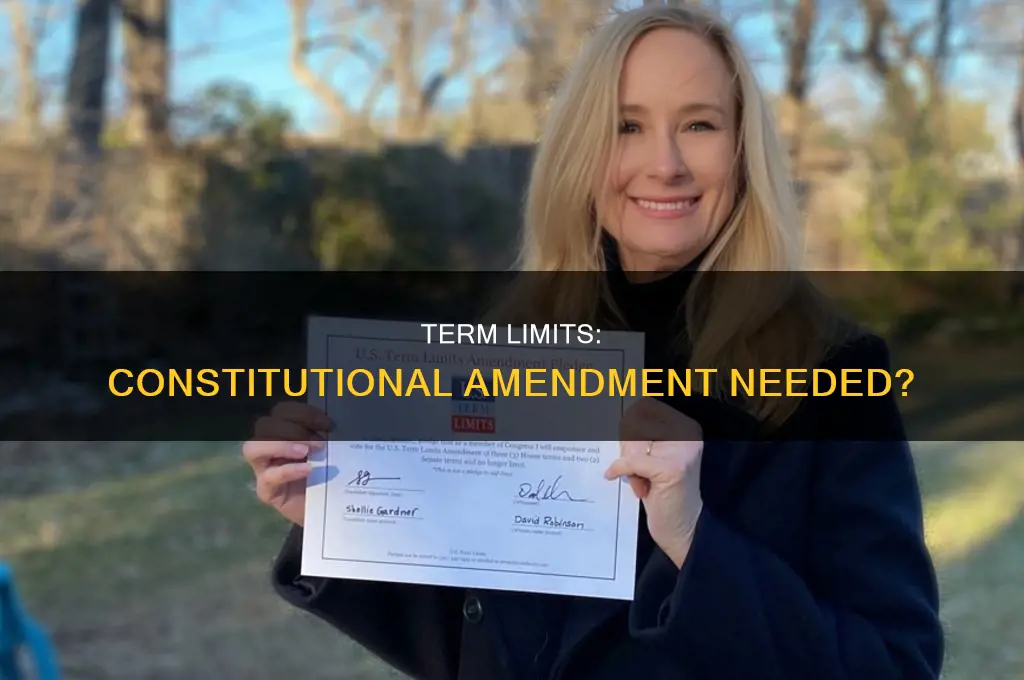 do congressional term limits require a constitutional amendment