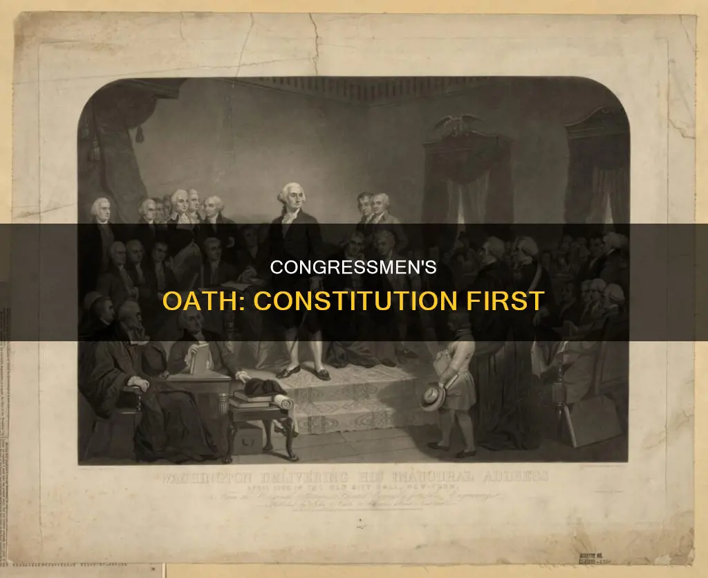 do congressman swear an oath to uphold the constitution