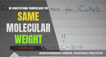 Molecular Weight: The Difference in Constitutional Isomers