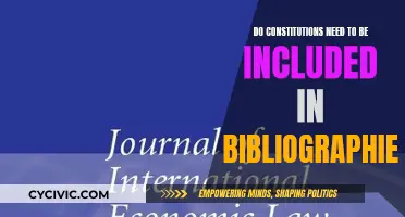 Constitutional Citations: Bibliographies and Beyond