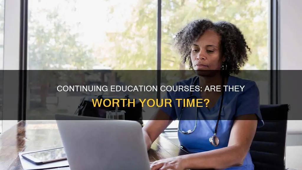 do continuing education courses constitute as contiuning education