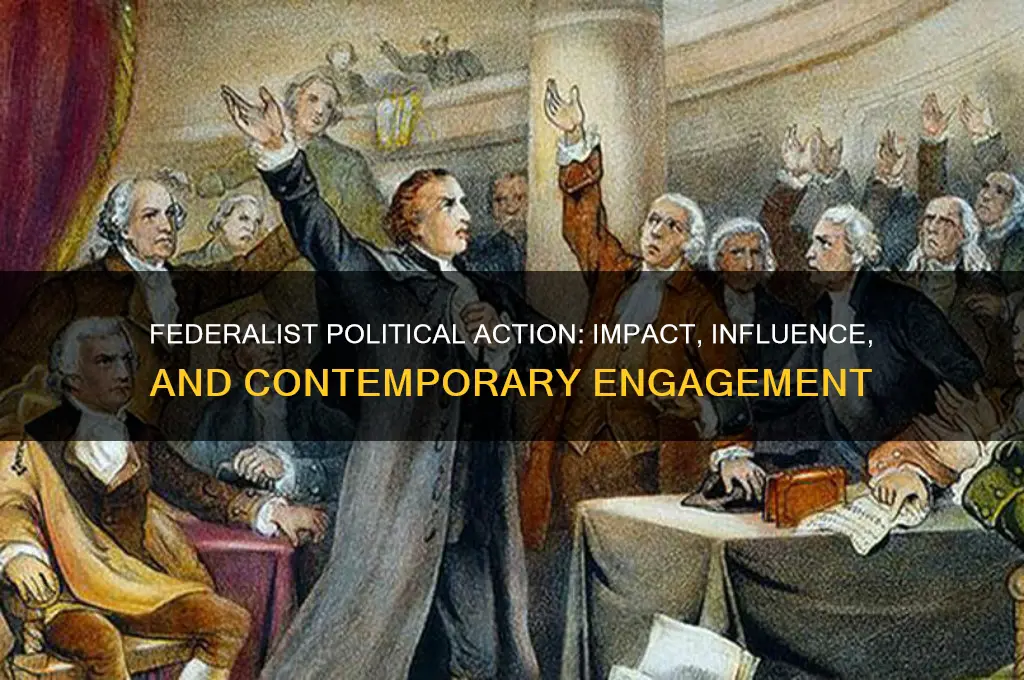 do federalist have political action