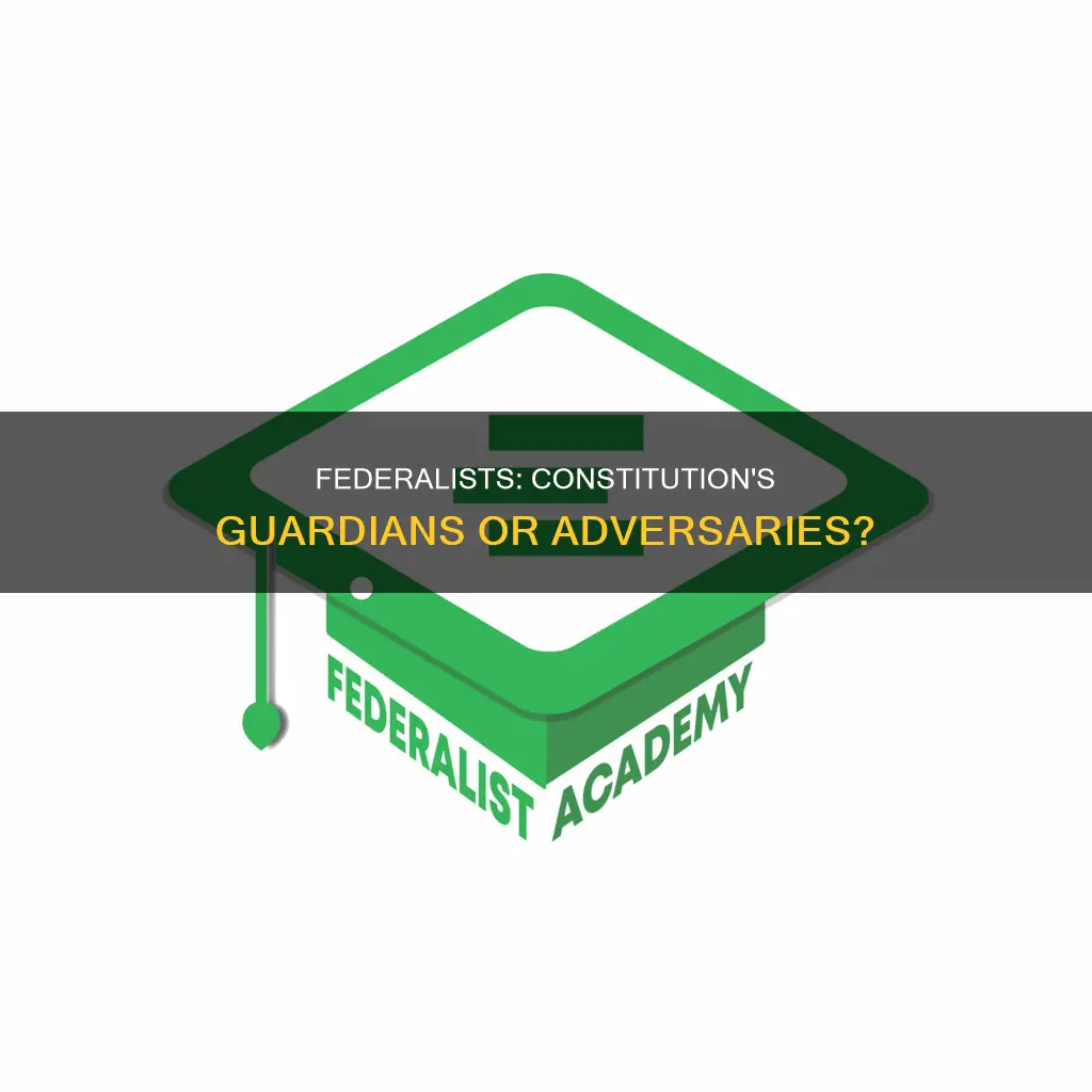 do federalists support the constitution